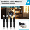 Whirlpool W10015830 W10822553 4 x Washer Shock Absorbers (2010-2023)