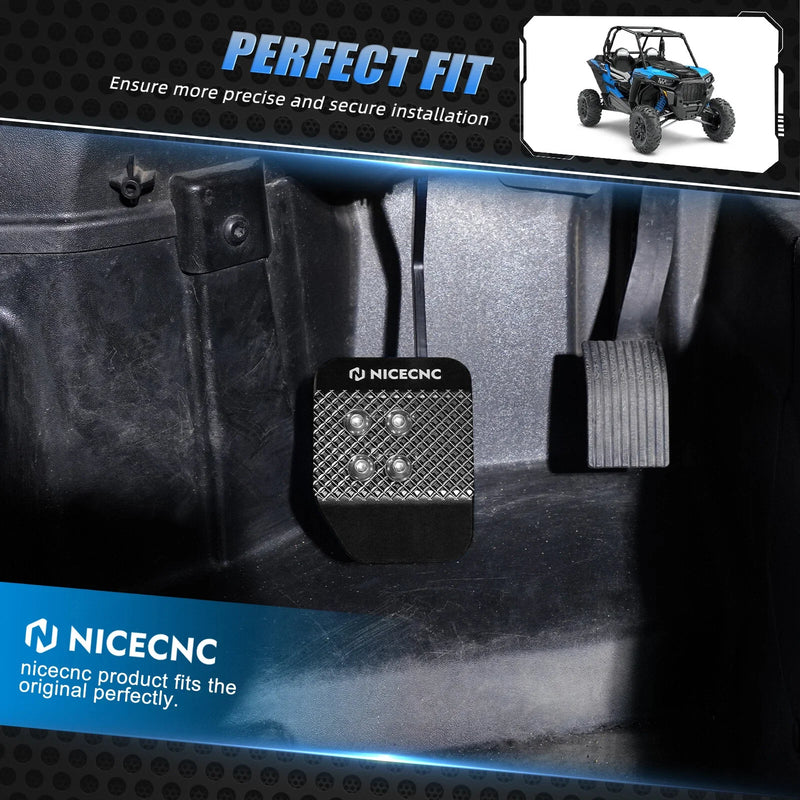 Polaris RZR XP 1000, 900 Brake Pedal Extender (2014-2021, 2015-2020)