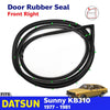 Weatherstrip Door Rubber Seal Left Fits Datsun Sunny KB310 2D Coupe 1977-81 D11