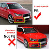Audi A1 2011-2014 Black Honeycomb Fog Light Grilles