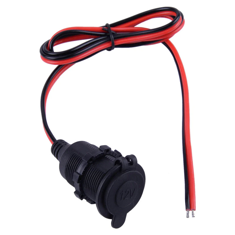 Auto Car 12V Cigarette Lighter Adapter Socket Connector Cable