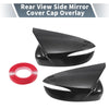 Mazda CX-5 Rearview Mirror Cover Overlay Black Carbon Fiber (2015-2016)