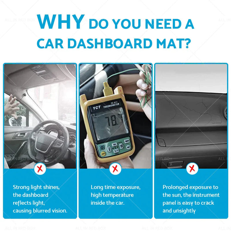 Hyundai Santa FE TM Dashboard Cover Non-Slip Dash Mat (2019-2023)
