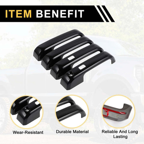 Ford F-150 (2015-2020) Black Keypad 4 x Exterior Door Handle Covers