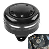 Harley Dyna Softail Sportster XL (1991-2023) Black 5 Hole Horn Cover