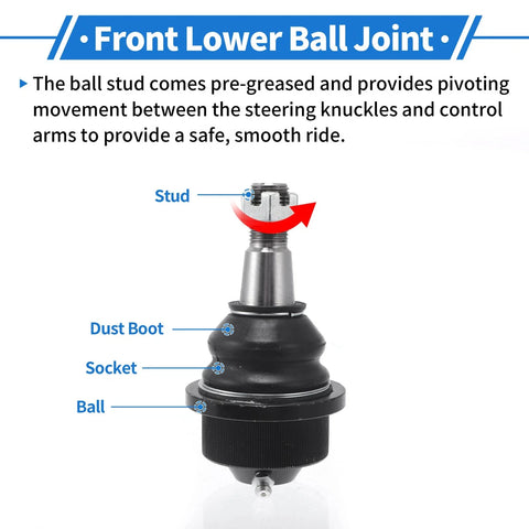 Chevrolet Silverado 1500 HD Front Lower Ball Joints (2001 - 2003)