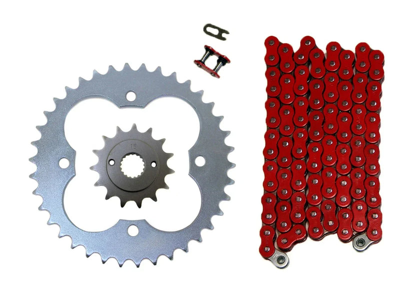 Honda TRX400EX 2 x 520x96 O-Ring Chain & 15/39 Sprockets (1999–2004)