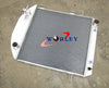 Ford Model T Chev Bucket Grill Shells 3 Row Aluminum Radiator + Fan (1924-1927)