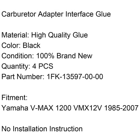 Yamaha Vmax VMX1200 Intake Manifold Carburetor Set (1985-2007)