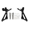 Kawasaki Z900 ABS (2017-2025) Black Passenger Footrests Pegs