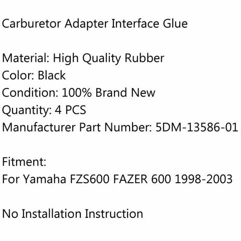 Yamaha FZS600 Fazer Intake Manifold Rubber (1998-2003)
