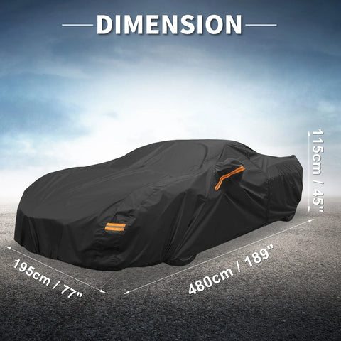 Chevrolet Corvette Waterproof Car Cover w/Driver Door Zipper