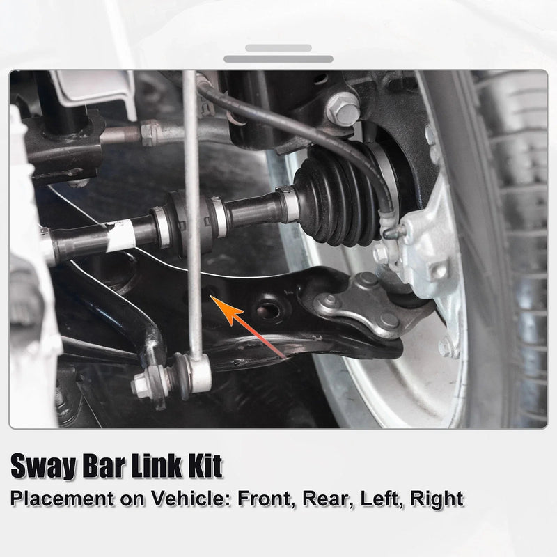 Jeep Grand Cherokee 4 Pcs Front & Rear Sway Bar Links