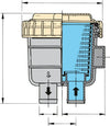 19mm Hose Connections VETUS Cooling Water Strainer Type 330