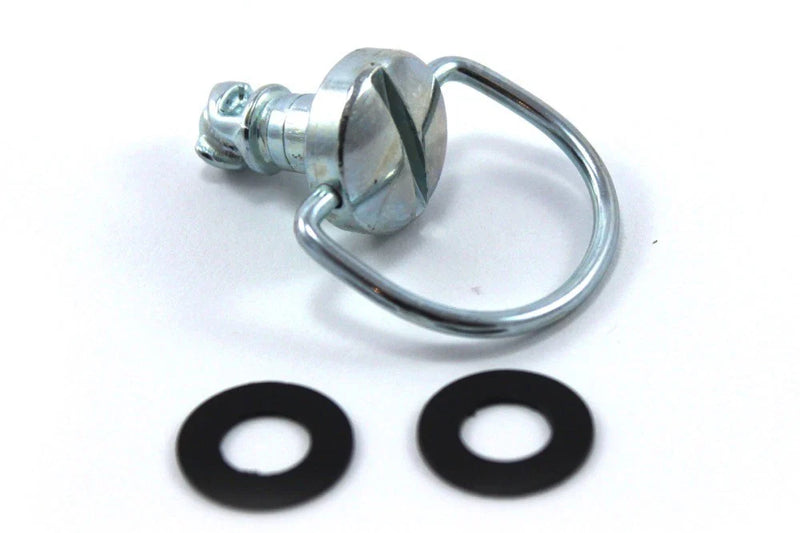 Motorcycle Dzus 9mm D-Ring Slotted Fairing Bolts Kit / Large / Fairing Bolts