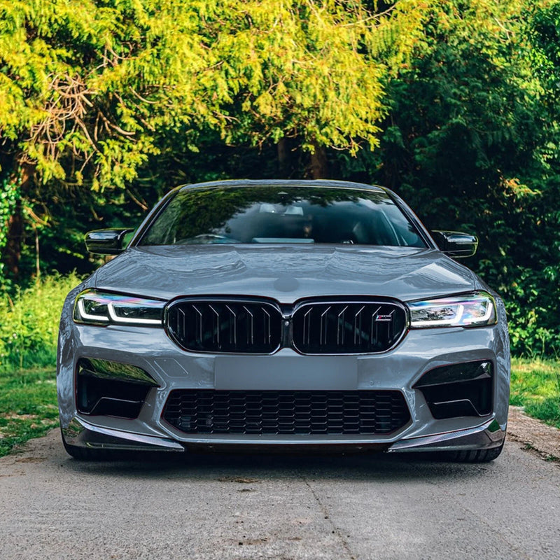 BMW 5 Series M5 F90 2 x Front Side Spoiler Lip Covers (2021-2024)