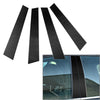 VW Golf 8 Carbon Fiber Black B-Pillars Cover Trim (2021-2023)