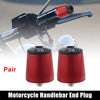 Kawasaki Ninja 400 Black Red 1 Pair Handlebar End Plugs (2018–2021)