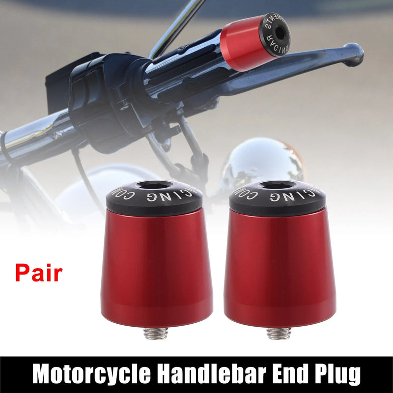 Kawasaki Ninja 400 Black Red 1 Pair Handlebar End Plugs (2018–2021)