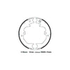 Landcruiser 80 Series Hand Brake Shoes & Springs (1992-1998)