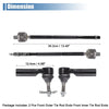 Ford Mustang 4 x Front Inner Outer Tie Rod End Links Kit (2005-2010)