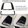 BMW F10 5 Series Carbon Fiber Front Reading Light Panel Cover (2011-2017)