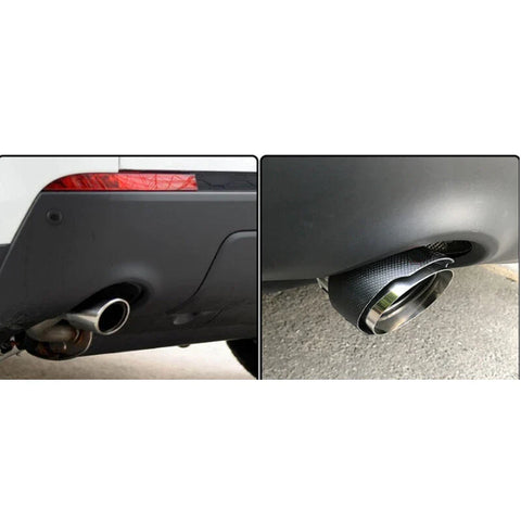 Jaguar F-Pace 2015-2018 Car Carbon Fiber Exhaust Tip Muffler Pipe Fit
