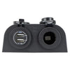 Boat / Caravan / 4WD 12/24V USB Charger Combo with Power Socket
