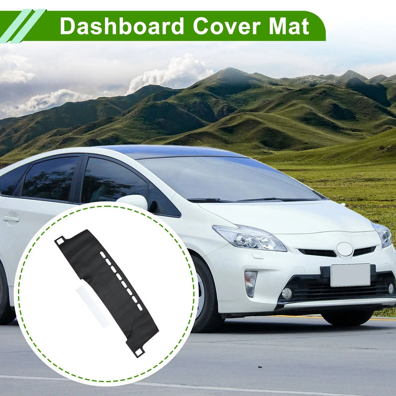 Toyota Prius C (2012-2019) Black Red Dashboard Cover Mat