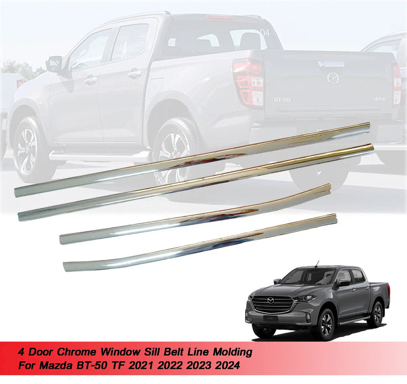 Mazda BT50 4 Door Window Sill Molding (2021-2024)