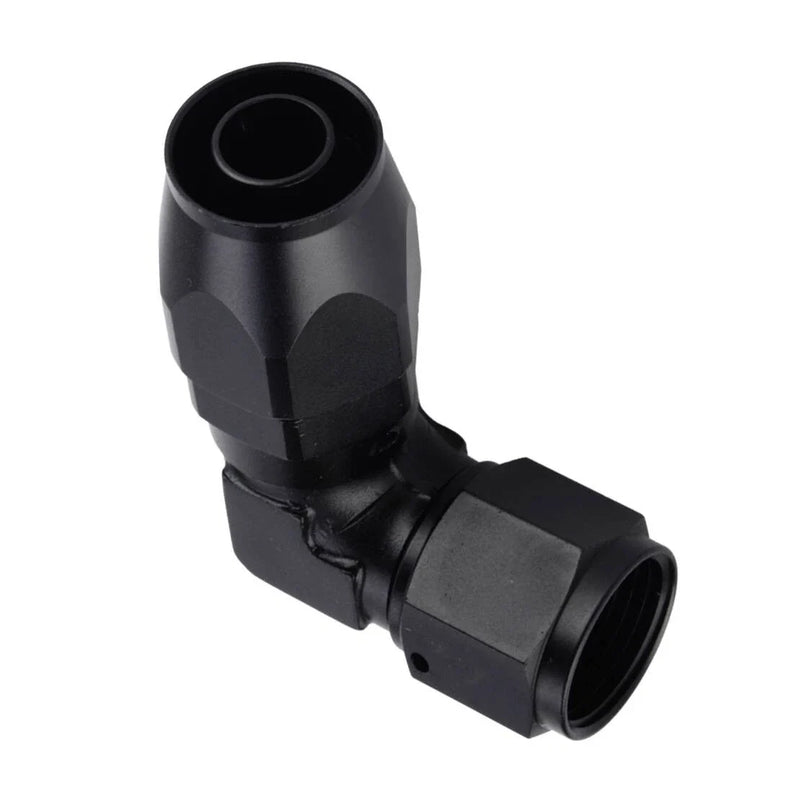 AN-8 Black 90 Degree Quick Disconnect Hose Tail Fuel Adapter