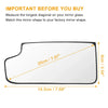 Chevrolet Silverado 1500 Driver Side Rearview Mirror Glass Non-Heated Mirror