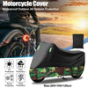 Make Model Motorcycle Cover XXXL Full Cover Black Camouflage
