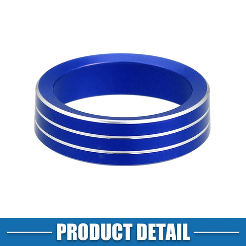 Nissan Rogue 2014-2020 Blue AC Knob Cover Rings