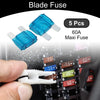Car Boat Truck RV Motorcycle Blue 5 Pcs Maxi Fuse 60A Blade Fuse