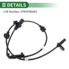 Honda Civic (2016-2020) 1 x Left Front Sensor ABS Wheel Speed Sensor