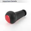Chevrolet Spark Plastic Red / Black 5-Speed Shift Knob