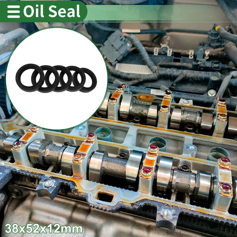 Oil Seal 38x52x12mm Seal Ring Rotary Shaft NBR Rubber