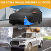 BMW i4 (2022-2024) Black Blue Waterproof Car Cover 210D-PU