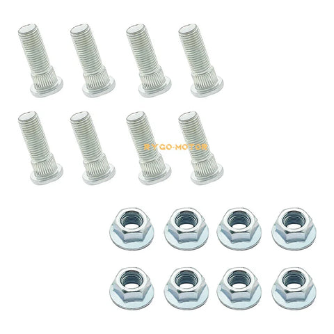 Polaris Ranger 425 500 700 EV 8 x Front Wheel Studs & Nut