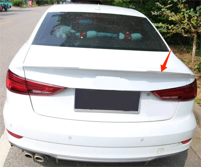 Audi A3 S3 RS3 Sedan Rear V Style Spoiler Wing (2014-2020)