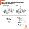 Toyota Hilux Vigo Fortuner 2005-2014 Dome Cabin Light Lamp