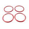 Chevrolet Camaro Red Air Condition Vent Outlet Ring Cover Trim (2017-2022)