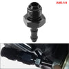 Car 6AN Male to 1/4" Barb Push Lock Fitting Oil Fuel Hose Adapter