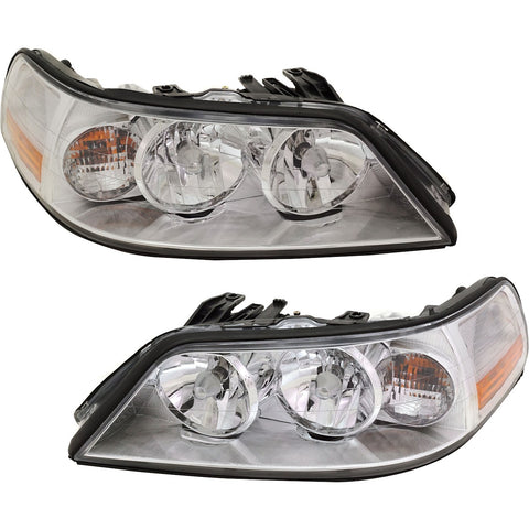 Headlight Assembly Set For 2005-11 Lincoln Town Car Left