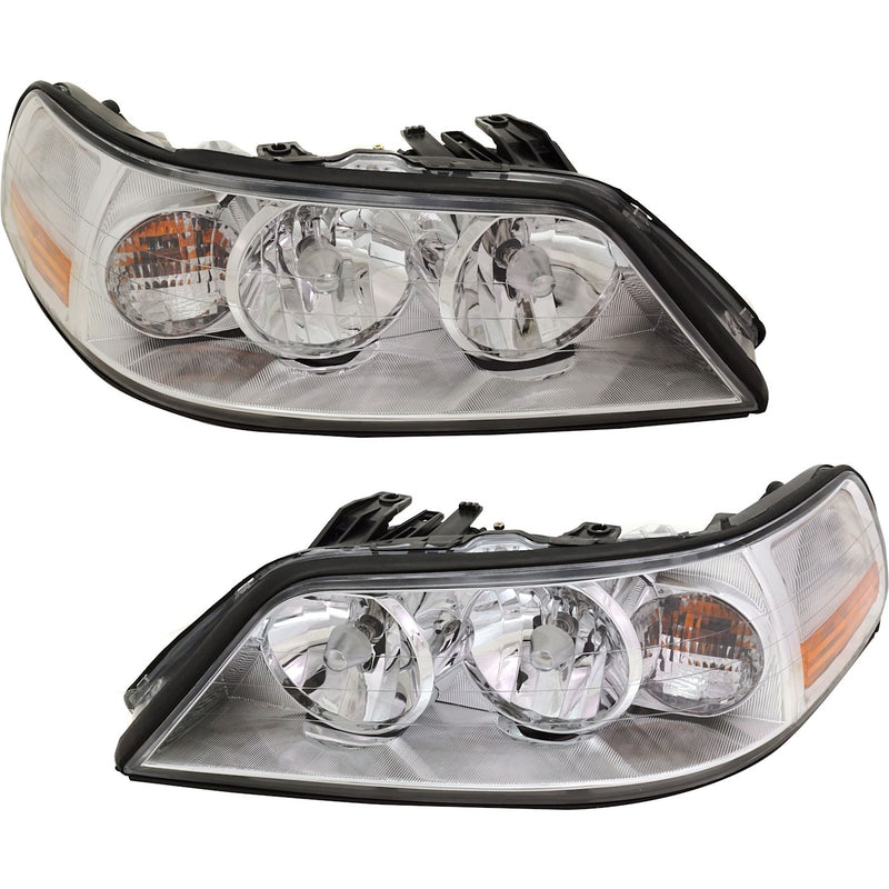 Headlight Assembly Set For 2005-11 Lincoln Town Car Left