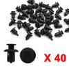 Honda 40 x Plastic Rivets Bumper Clips with Fastener Remover