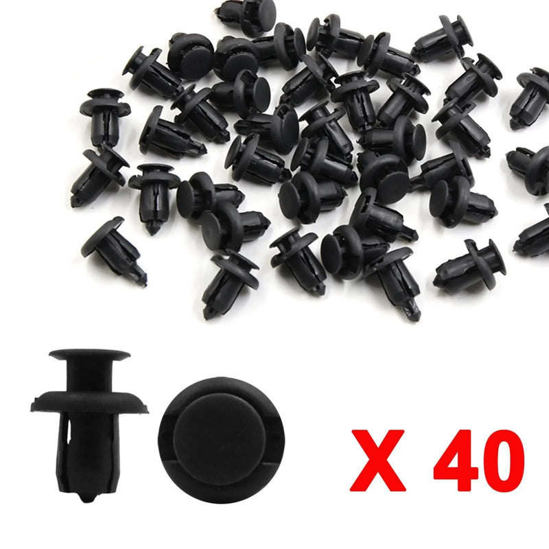 Honda 40 x Plastic Rivets Bumper Clips with Fastener Remover