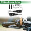 Motorcycle Hand Grips Cover Kit / Handlebar Cover Aluminum Alloy DiamondPattern