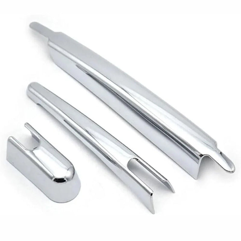 Mitsubishi Outlander 3 x Rear Window Wiper Blade Cover Trim Chrome (2022-24)